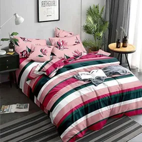 Fresh From Loom Comforter Collection Double Bed Glace Cotton Blankets for Ac/Winter-Multicolour