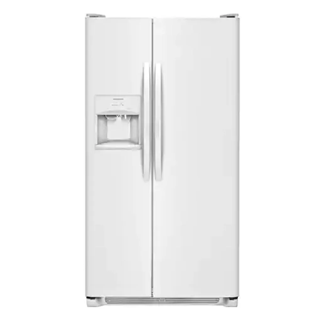 Frigidaire - 25.5 cu ft Side by Side Refrigerator with Ice Maker - White