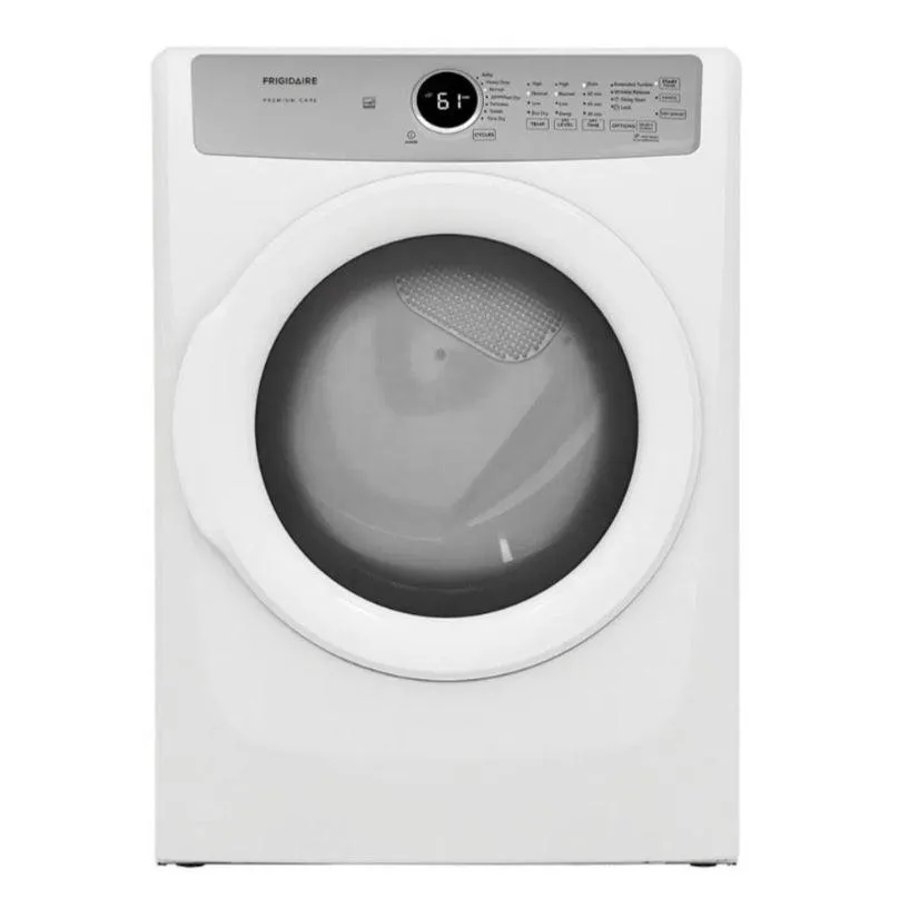 Frigidaire Residential Gas Dryer White 8 Cu. Ft.