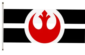 Fyon Star Wars Star Trek fans banner Rebel Alliance flag