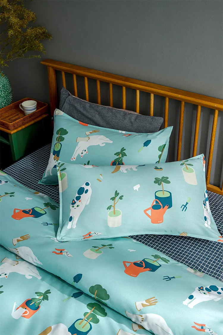 Gardener Meow Bedding Set