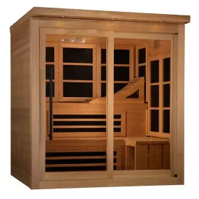 Golden Designs ***New 2024 Model*** GDI-6996-02 Near Zero EMF Far Infrared Sauna