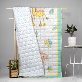 Gudgoodie Premium Cotton Muslin AC Quilt  Blanket- Jungle Safari