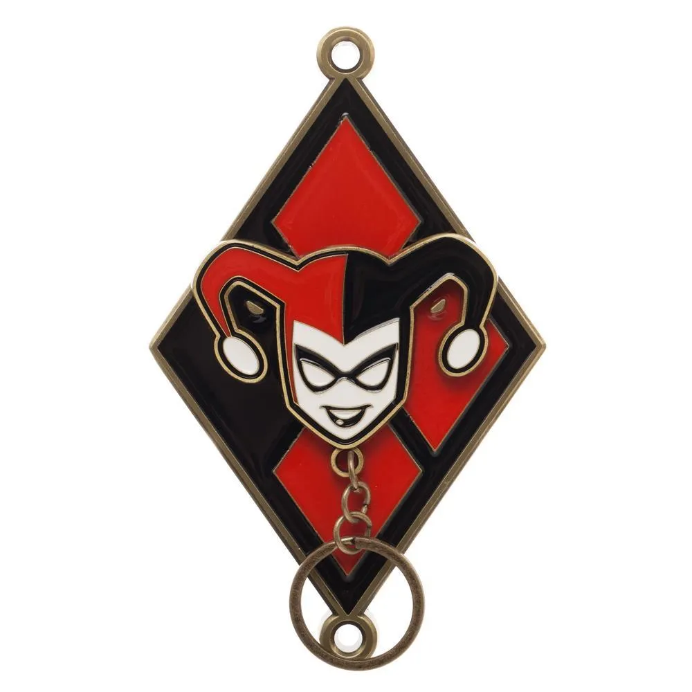 Harley Quinn Keychain and Magnetic Key Holder DC Comics Accessories - DC Comics Keychain Harley Quinn Gift