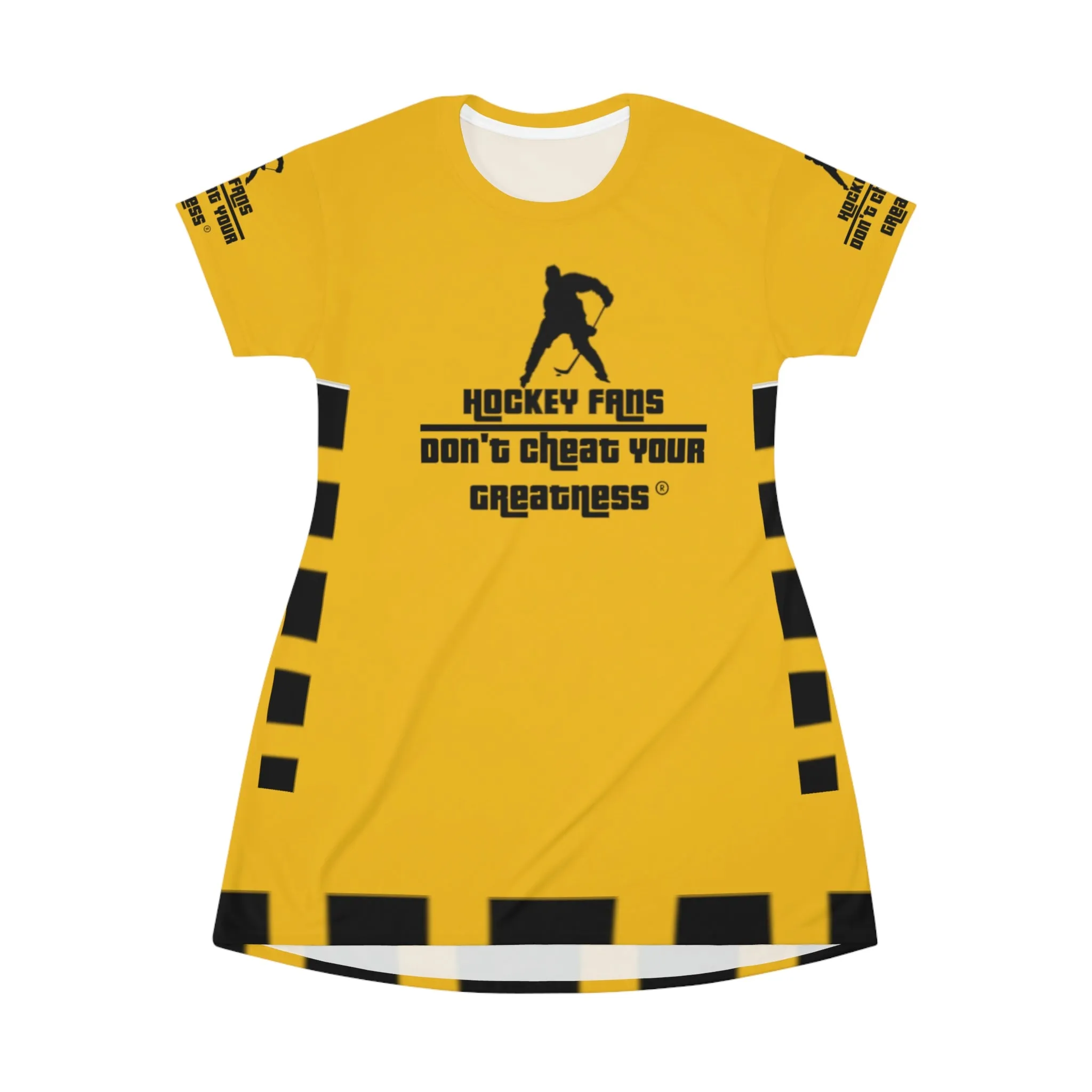 Hockey  Fans T-Shirt Dress