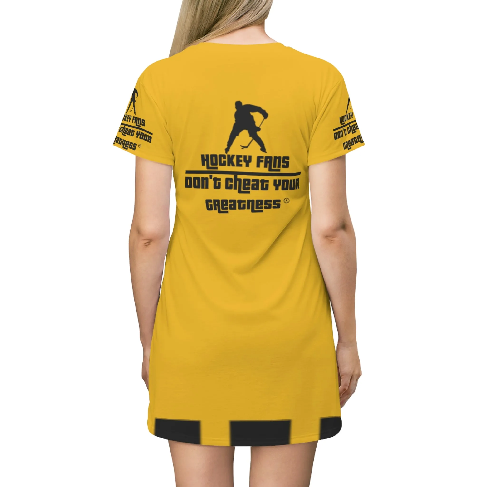 Hockey  Fans T-Shirt Dress