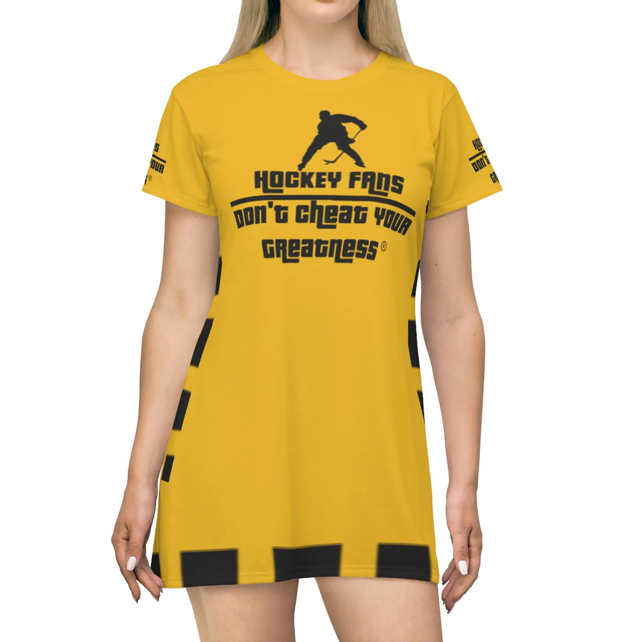 Hockey  Fans T-Shirt Dress