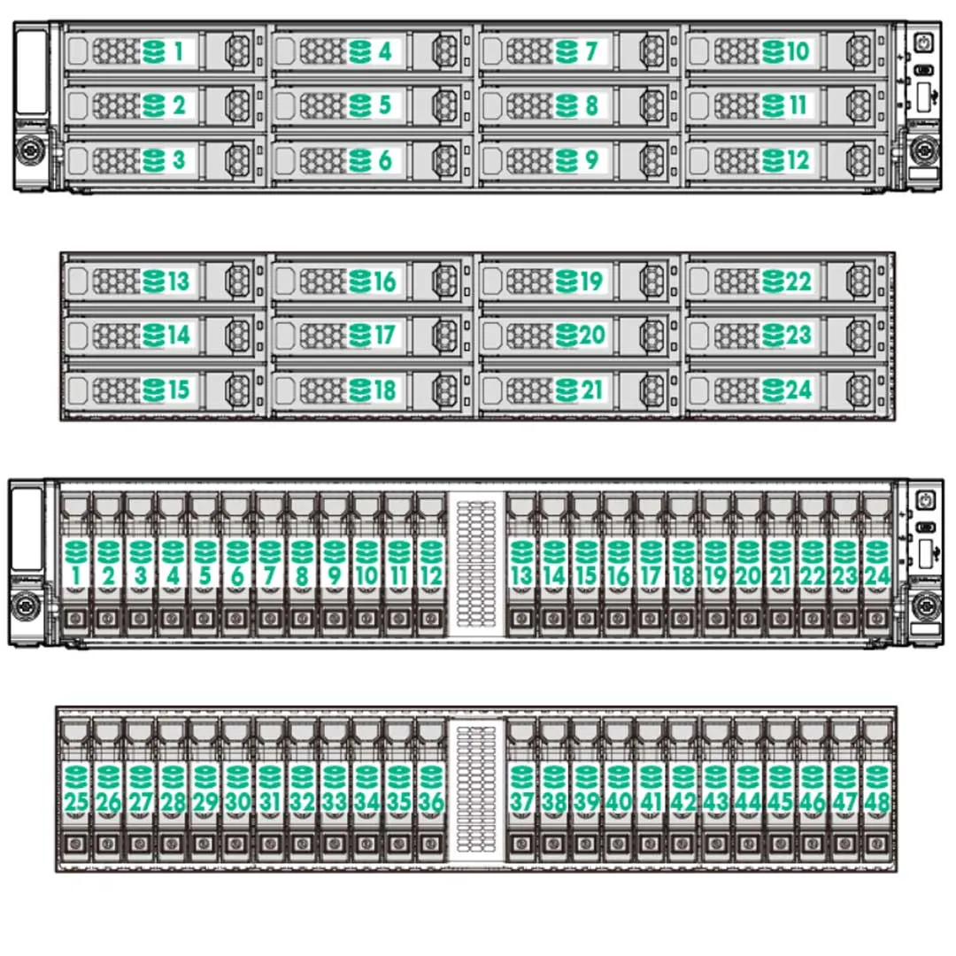 HPE Apollo 4200 Gen9 LFF Server Chassis | 808027-B21