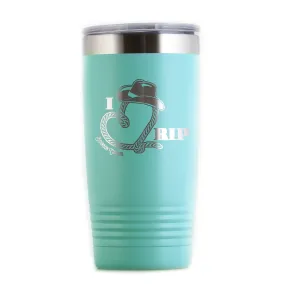 I Love Rip Travel Tumbler for Yellowstone Fans