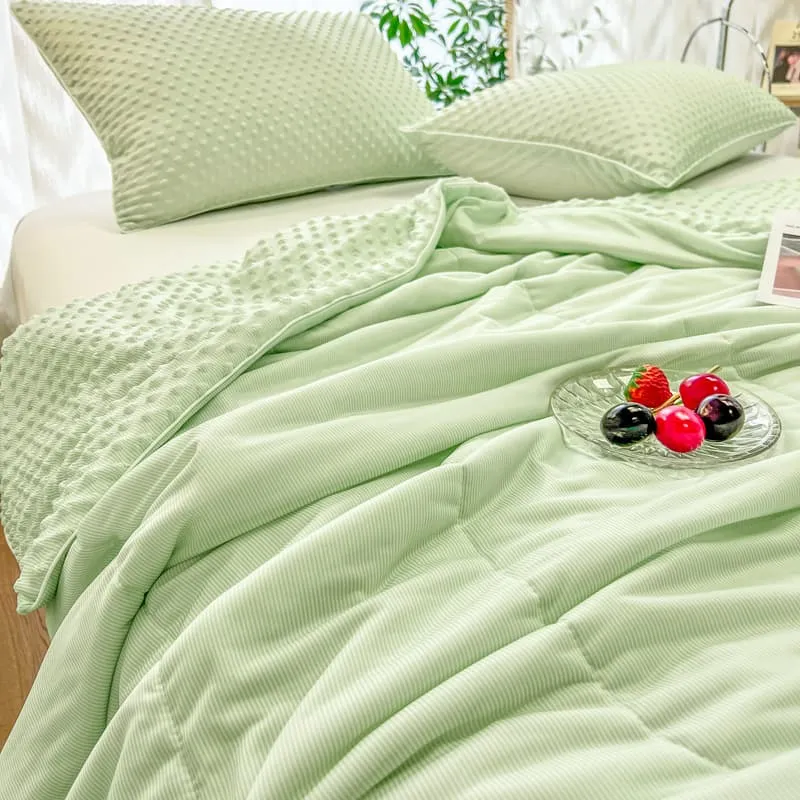 Ice Bean Cool Feeling Silk Summer Quilt Ice Cream Cold Feeling Summer Comforter