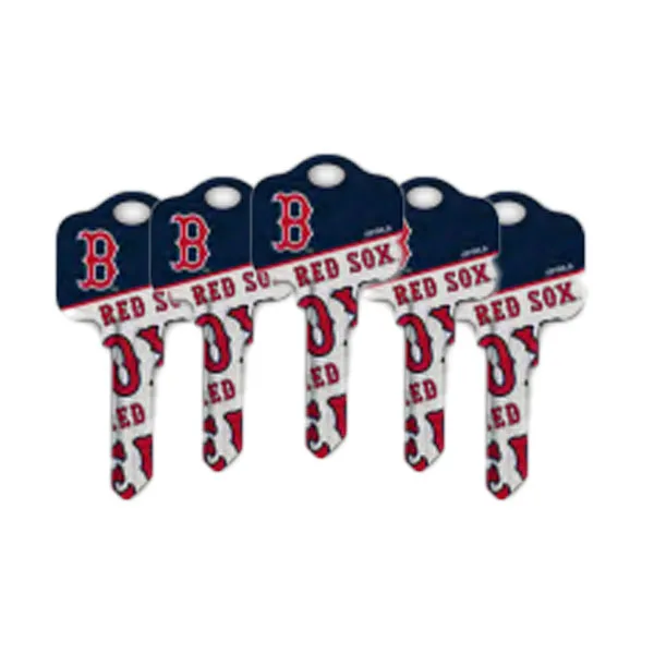 Ilco - MLB TeamKeys - Key Blank - Boston Red Sox - KW1 (5 Pack)