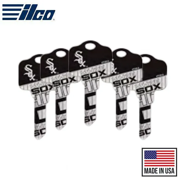 Ilco - MLB TeamKeys - Key Blank - Chicago White Sox - KW1 (5 Pack)