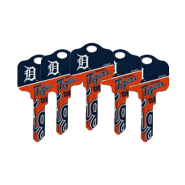 Ilco - MLB TeamKeys - Key Blank - Detroit Tigers - KW1 (5 Pack)