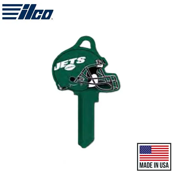 Ilco - NFL TeamKeys - Helmet Edition - Key Blank - New York Jets - KW1 (5 Pack)