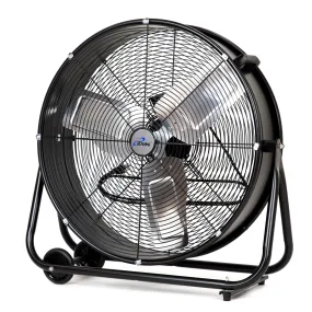 ILG8MF24-77 - iLIVING 24" High Velocity Drum Fan Industrial, Commercial, Residential Air Circulator for Garage, Shop, Patio, Barn, Greenhouse, Speed Control 7700CFM, UL Listed