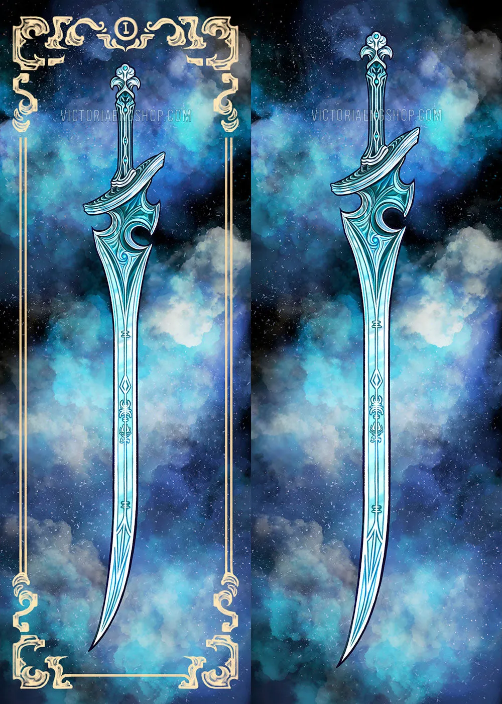 Jezrien, Honorblade Glossy Bookmark