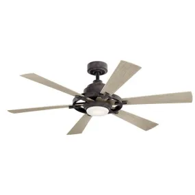 Kichler 300241DBK Iras™ LED 52" Ceiling Fan Distressed Black