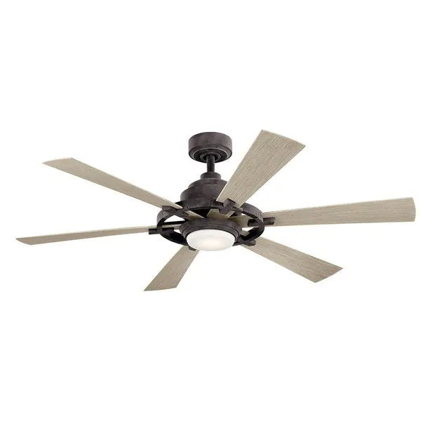 Kichler 300241DBK Iras™ LED 52" Ceiling Fan Distressed Black