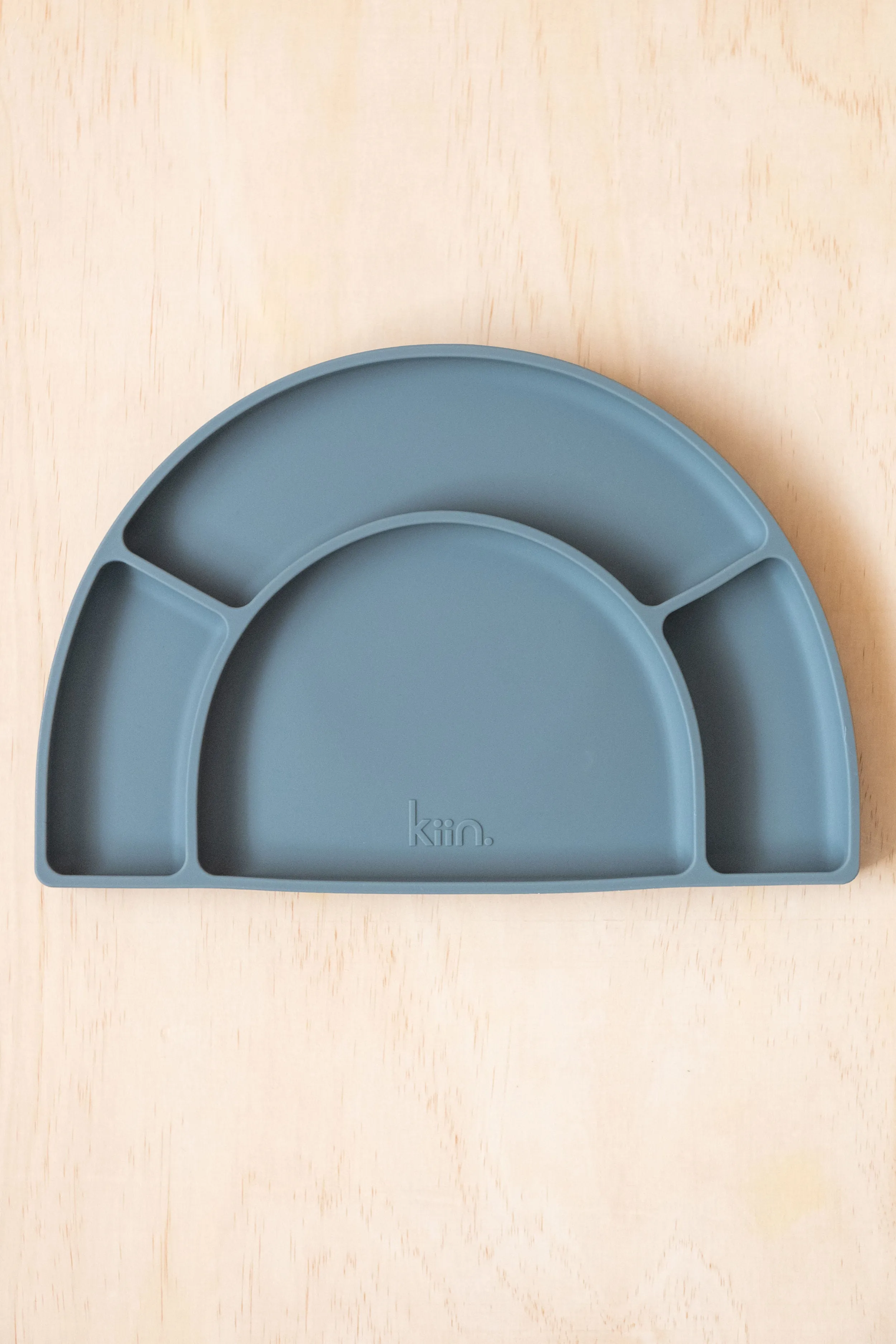 Kiin Baby Silicone Divided Plate - Cloud