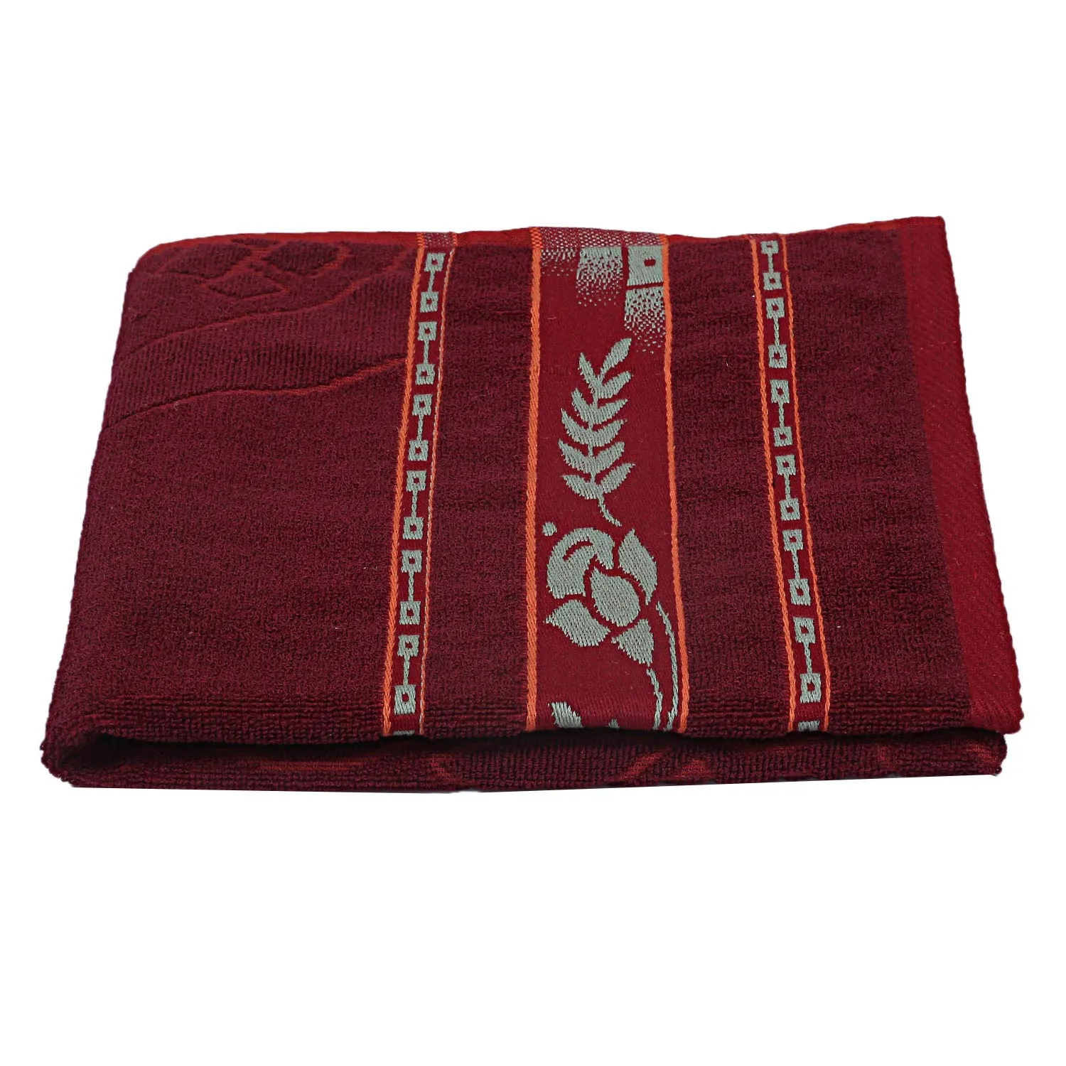 Kuber Industries 100% Cotton Bath Towel 27" x54” (Maroon) -CTKTC28903