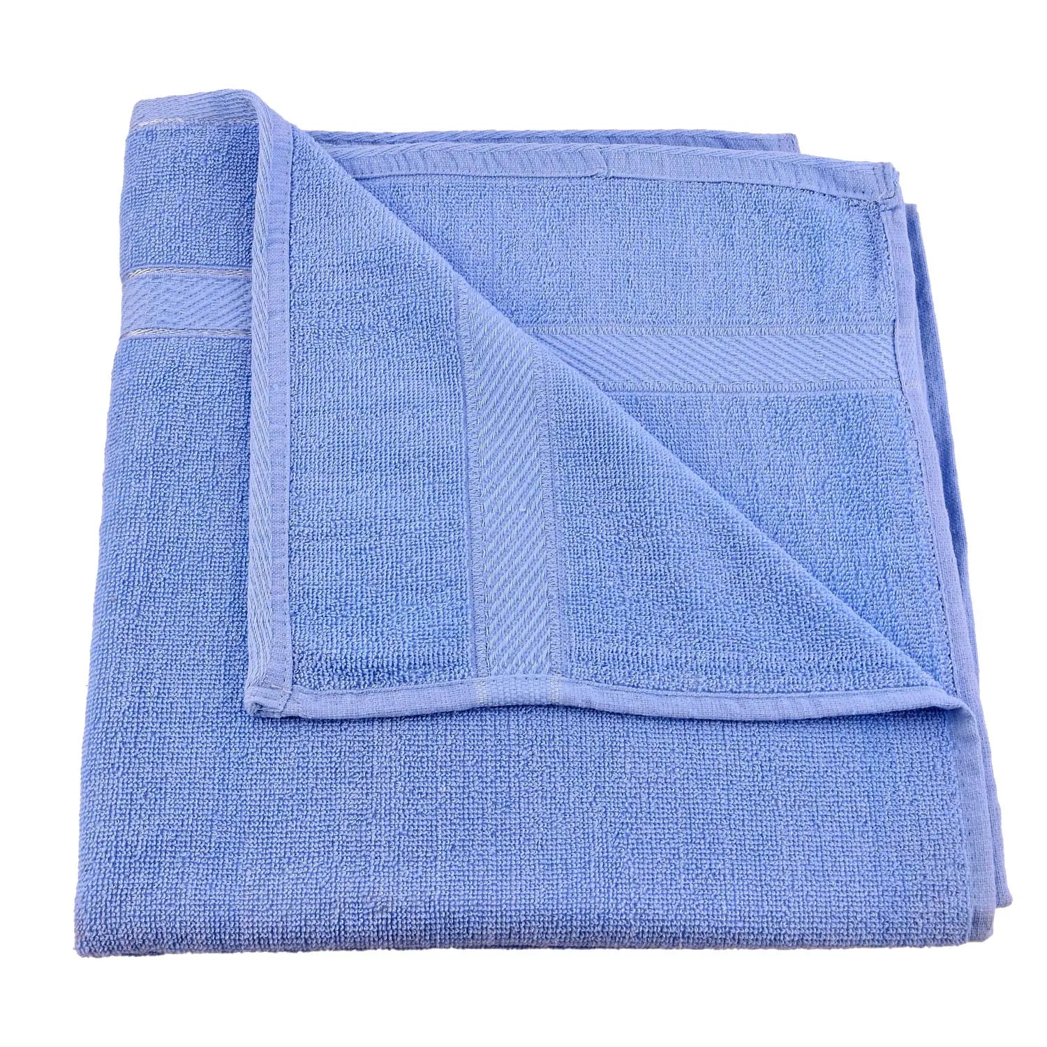 Kuber Industries Cotton Bath Towel 500 GSM (3 Pieces, Sea Green and Blue and Light Brown)