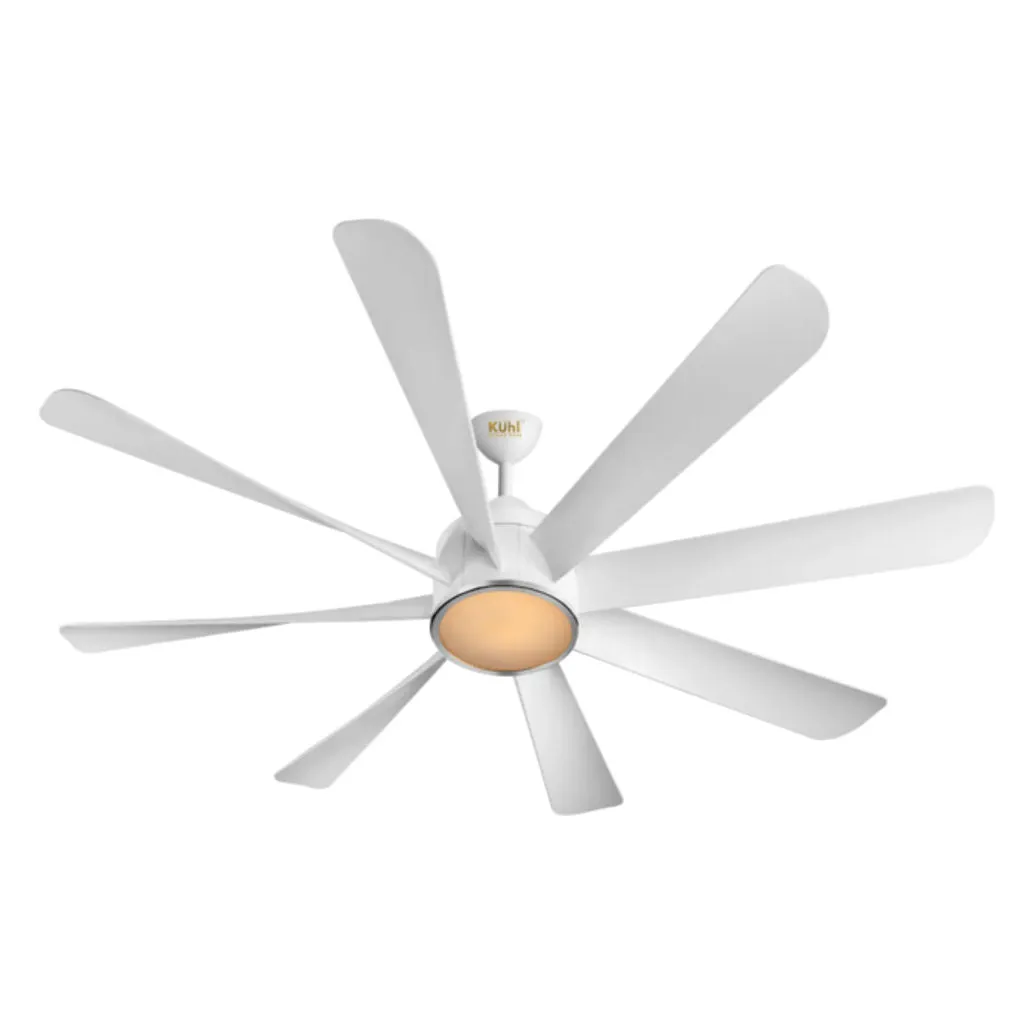 Kuhl Platin D8 BLDC Underlight Ceiling Fan With Remote 1200 mm White