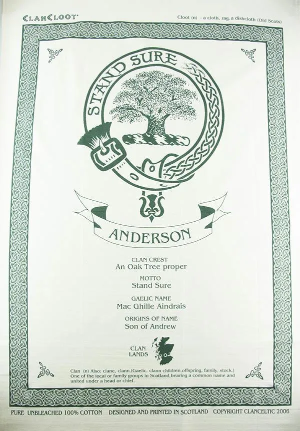 Lamont Clan Tea Towel