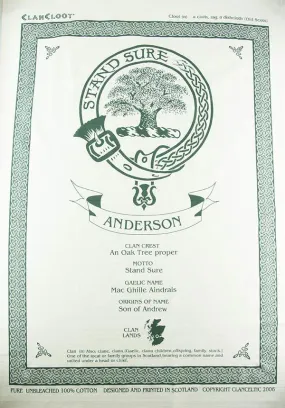 Lamont Clan Tea Towel