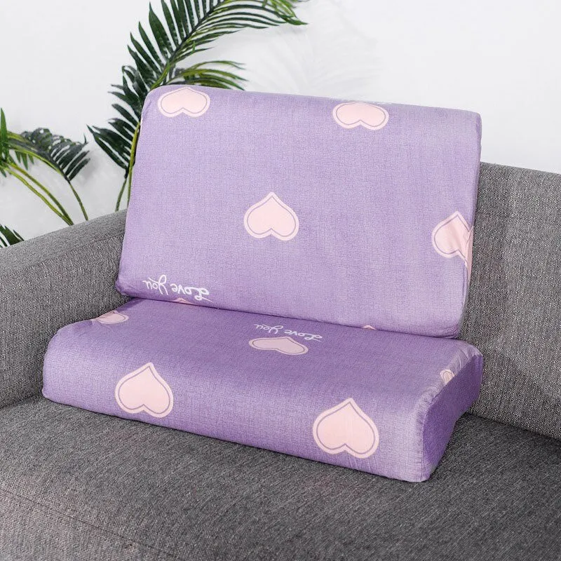 Latex Pillowcase with Nordic Print