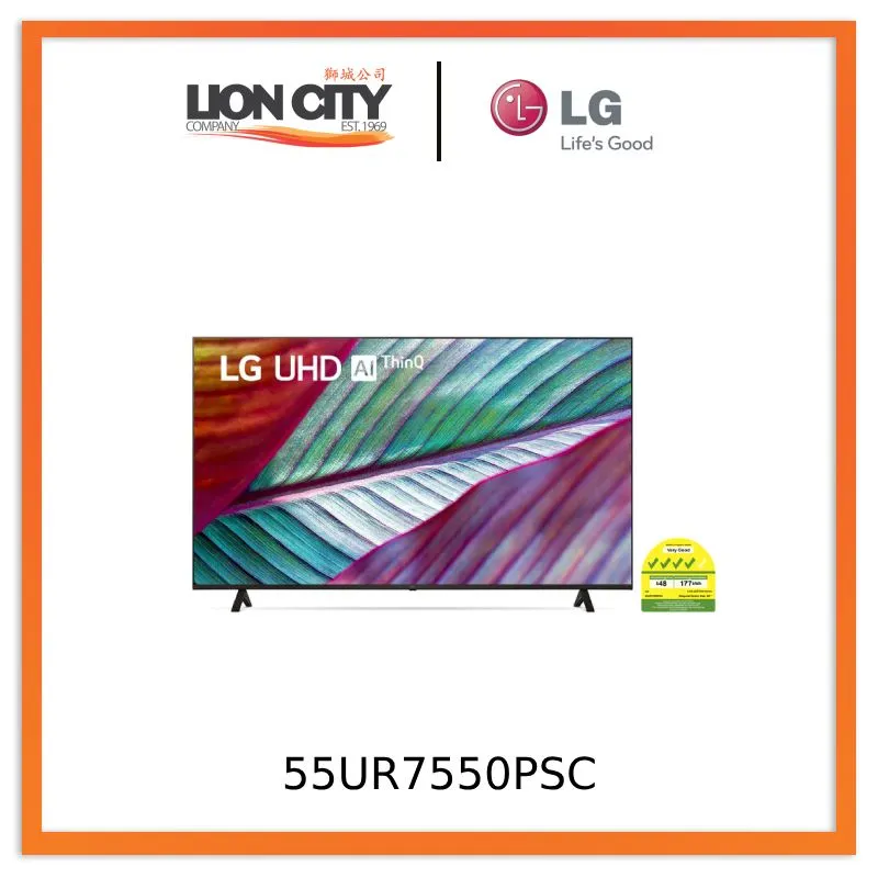 LG UHD UR7550 55inch 55UR7550PSC 4K Smart TV (Online Exclusive 2023)