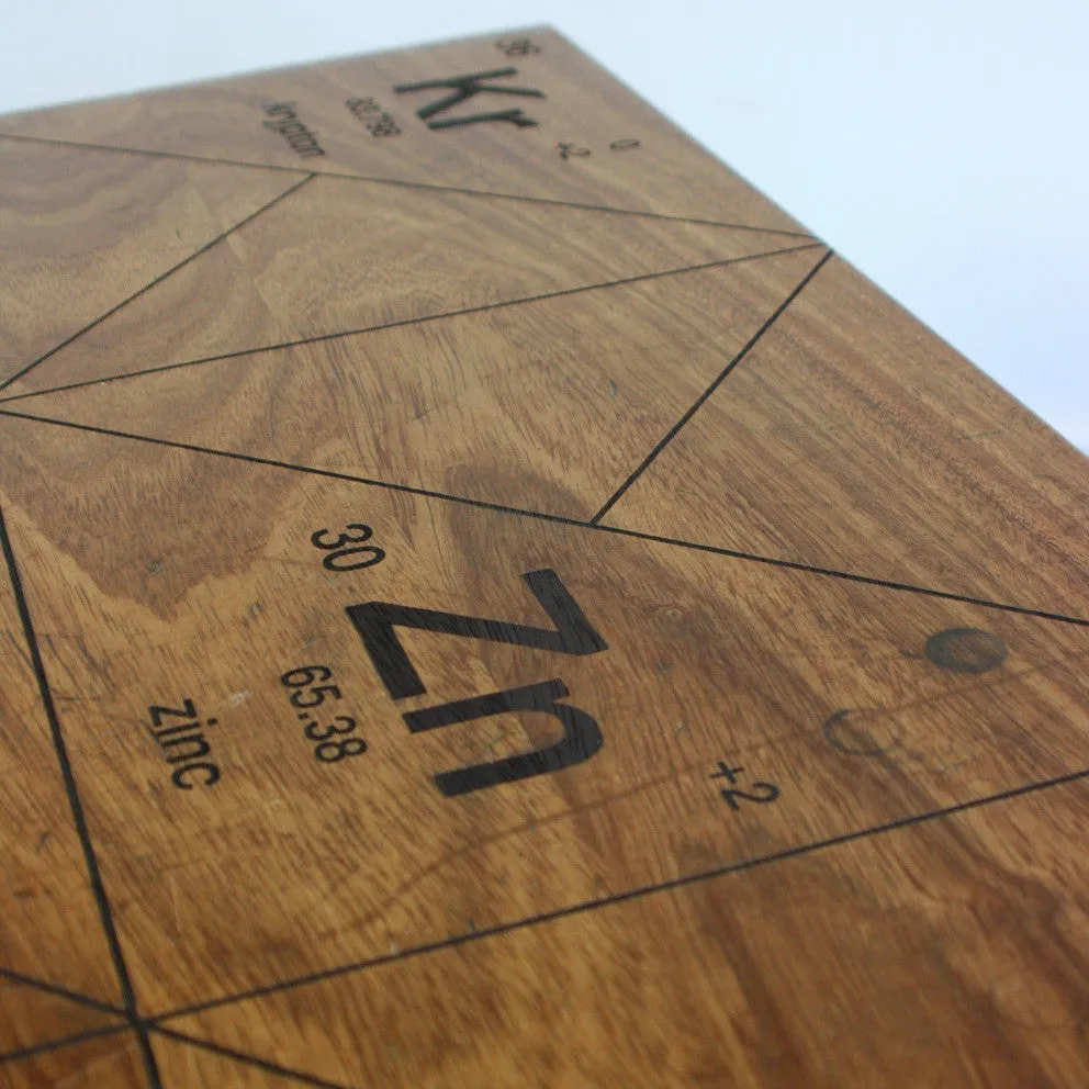 *LIMITED EDITION* 'The Harnall – Periodic Table' - Breaking Bad inspired Iroko Coffee Table