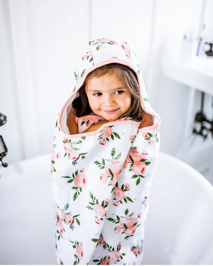 Little Unicorn Big Kid Cotton Hooded Towel