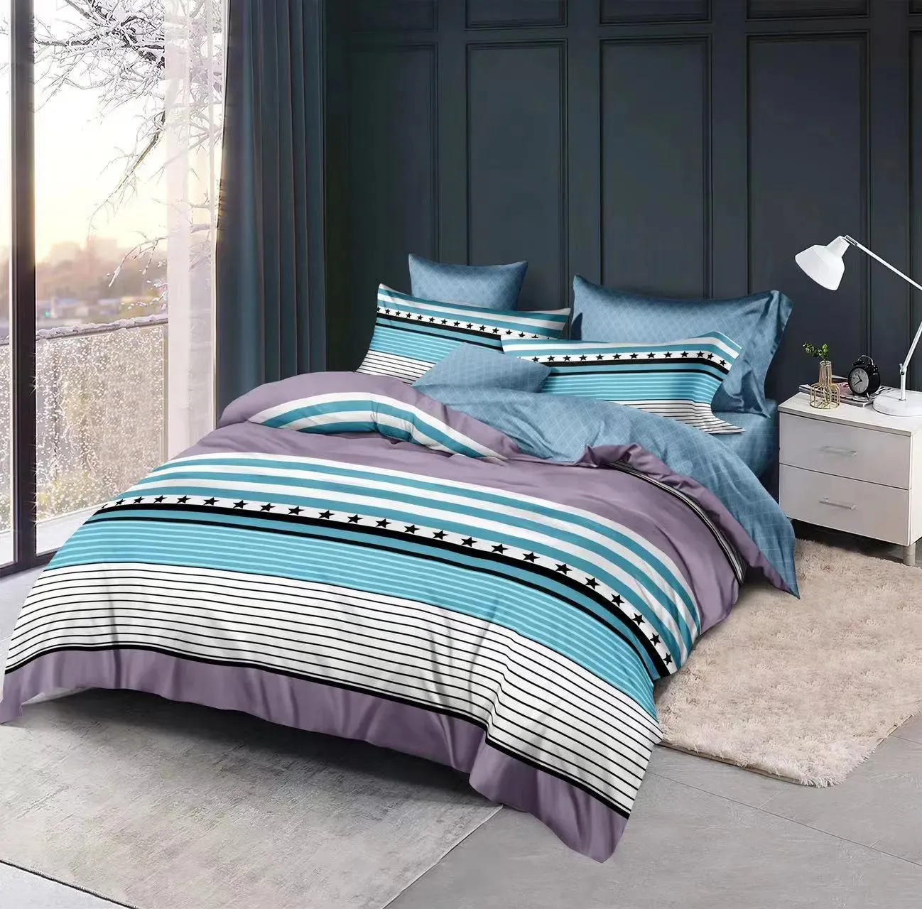 LiveWell Bedding 3 Piece Lightweight Comforter Set (6 Styles)