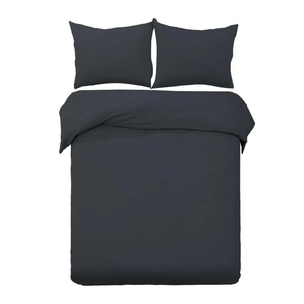 Luxurious Black King Quilt Set, Highly Breathable - Giselle Bedding