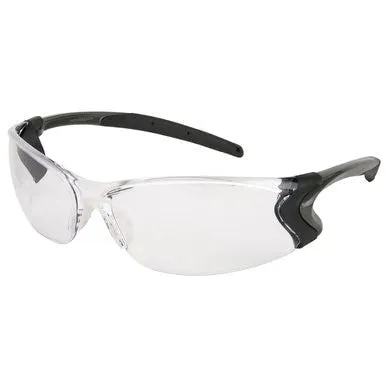 MCR Safety Backdraft Clear MAX6 Dielectric Safety Glasses BD110PF  (12/box)