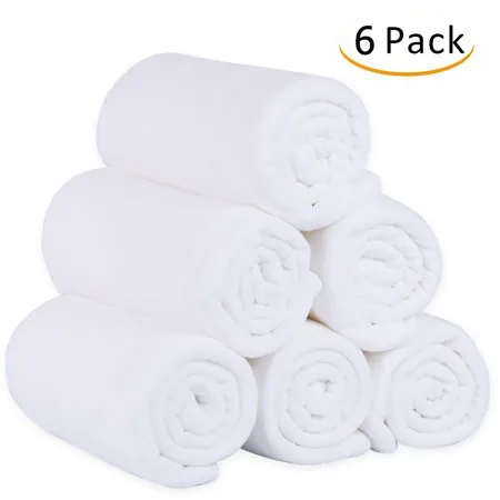 Microfiber Bath Towel Set(6 Pack, 27" x 55")