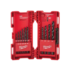 Milwaukee 48-89-2803 THUNDERBOLT 15 Pc Black Oxide Drill Bit Set