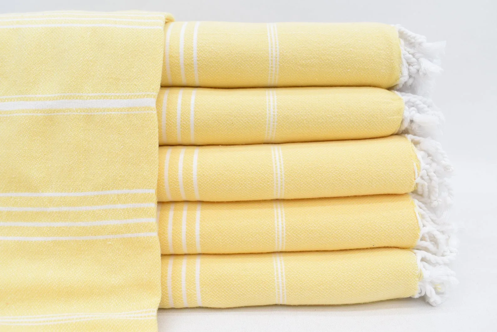 MONACO YELLOW TURKISH TOWEL