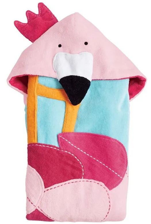 Mud Pie Flamingo Hooded Towel