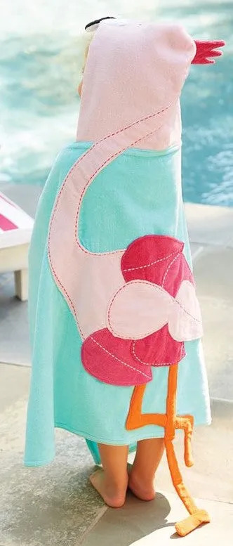 Mud Pie Flamingo Hooded Towel