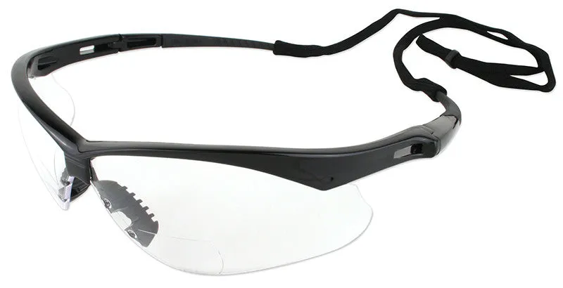 Nemesis RX Clear Bifocal Reader Safety Glasses