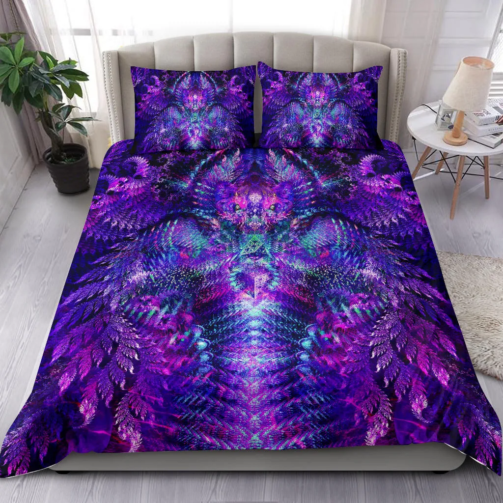 Neon Celestial Magus | Bedding Set | Fractalcraft