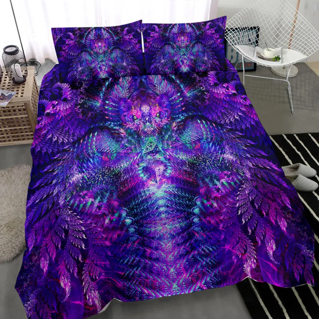 Neon Celestial Magus | Bedding Set | Fractalcraft