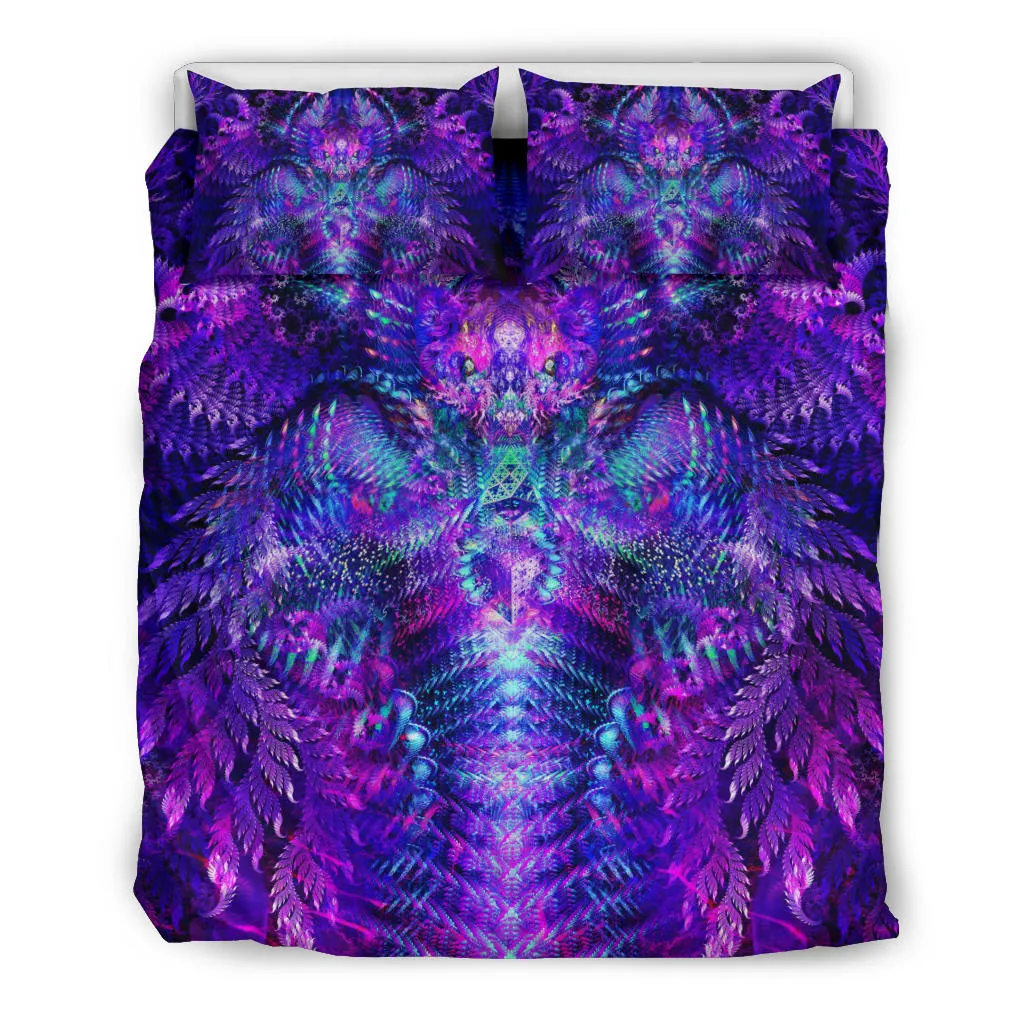 Neon Celestial Magus | Bedding Set | Fractalcraft