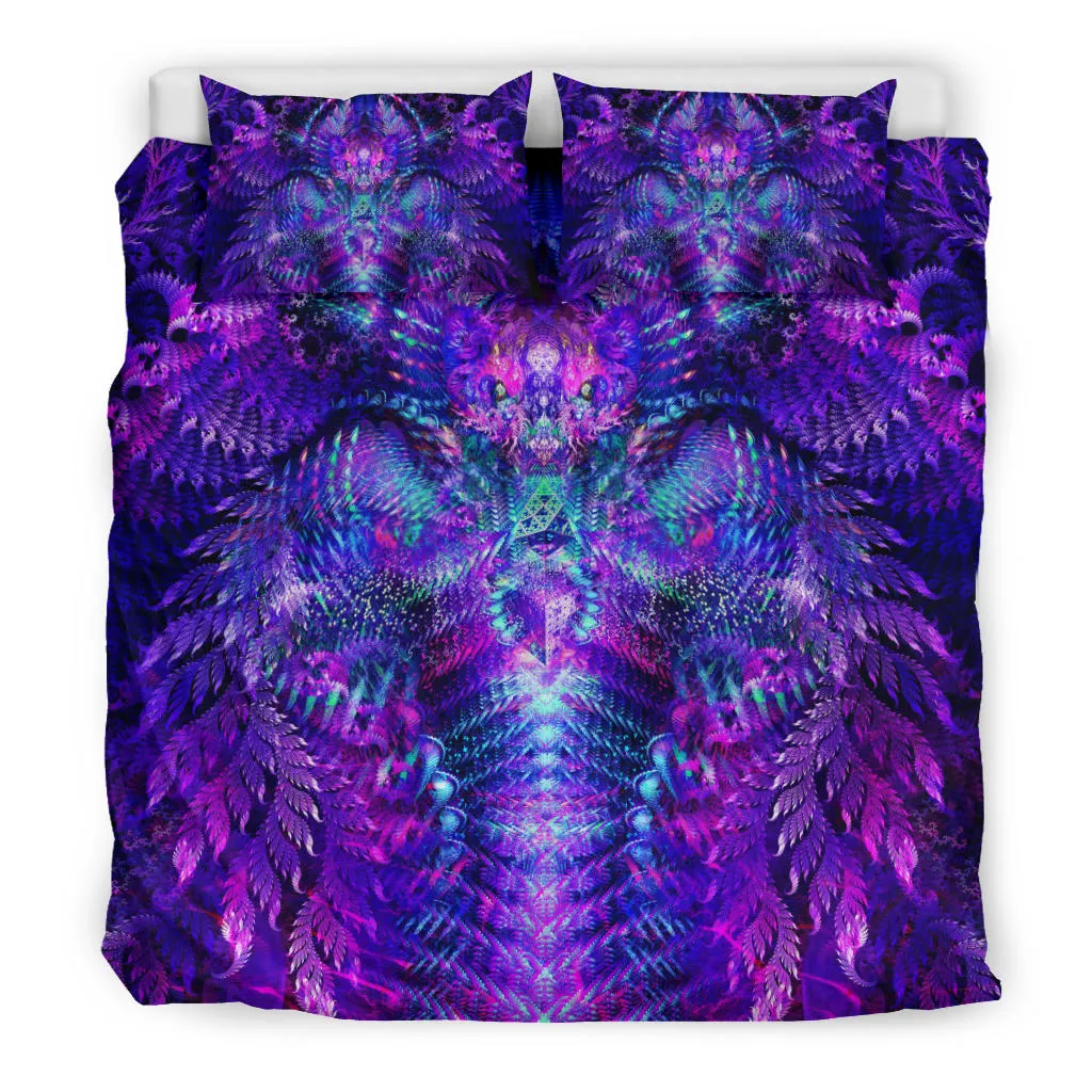 Neon Celestial Magus | Bedding Set | Fractalcraft