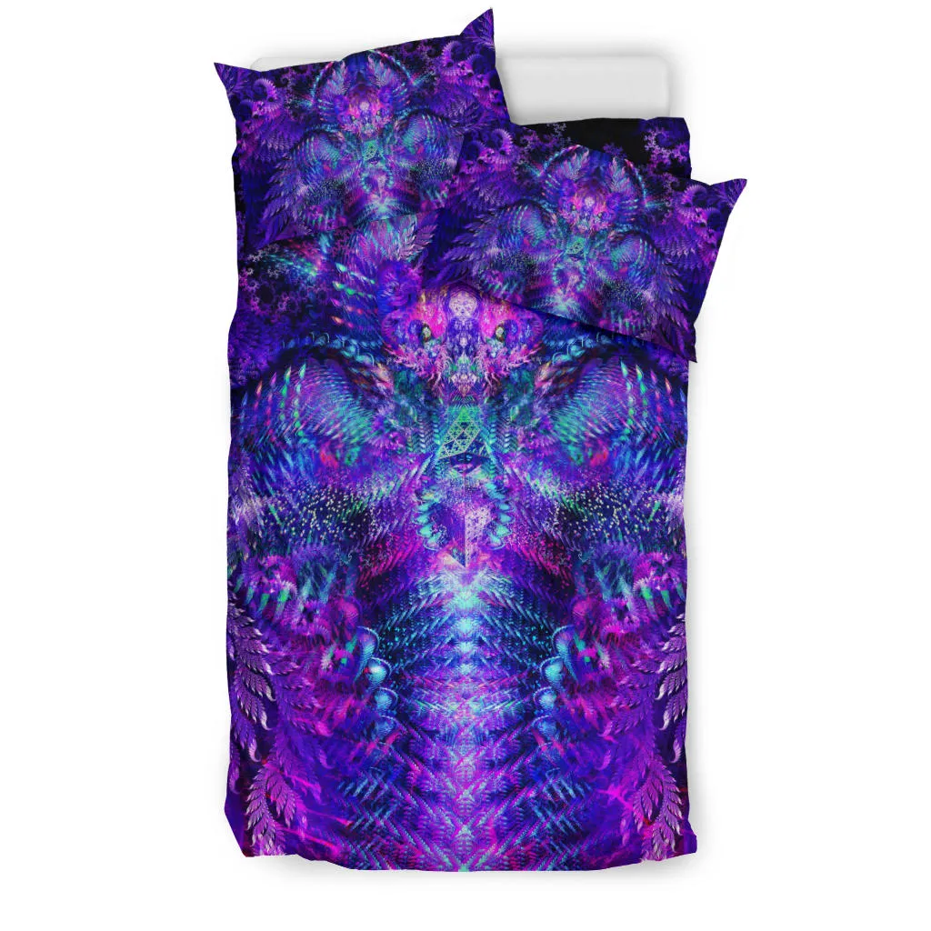 Neon Celestial Magus | Bedding Set | Fractalcraft