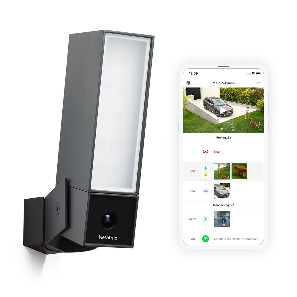 Netatmo Presence Smarte Aussenkamera (Schwarz)