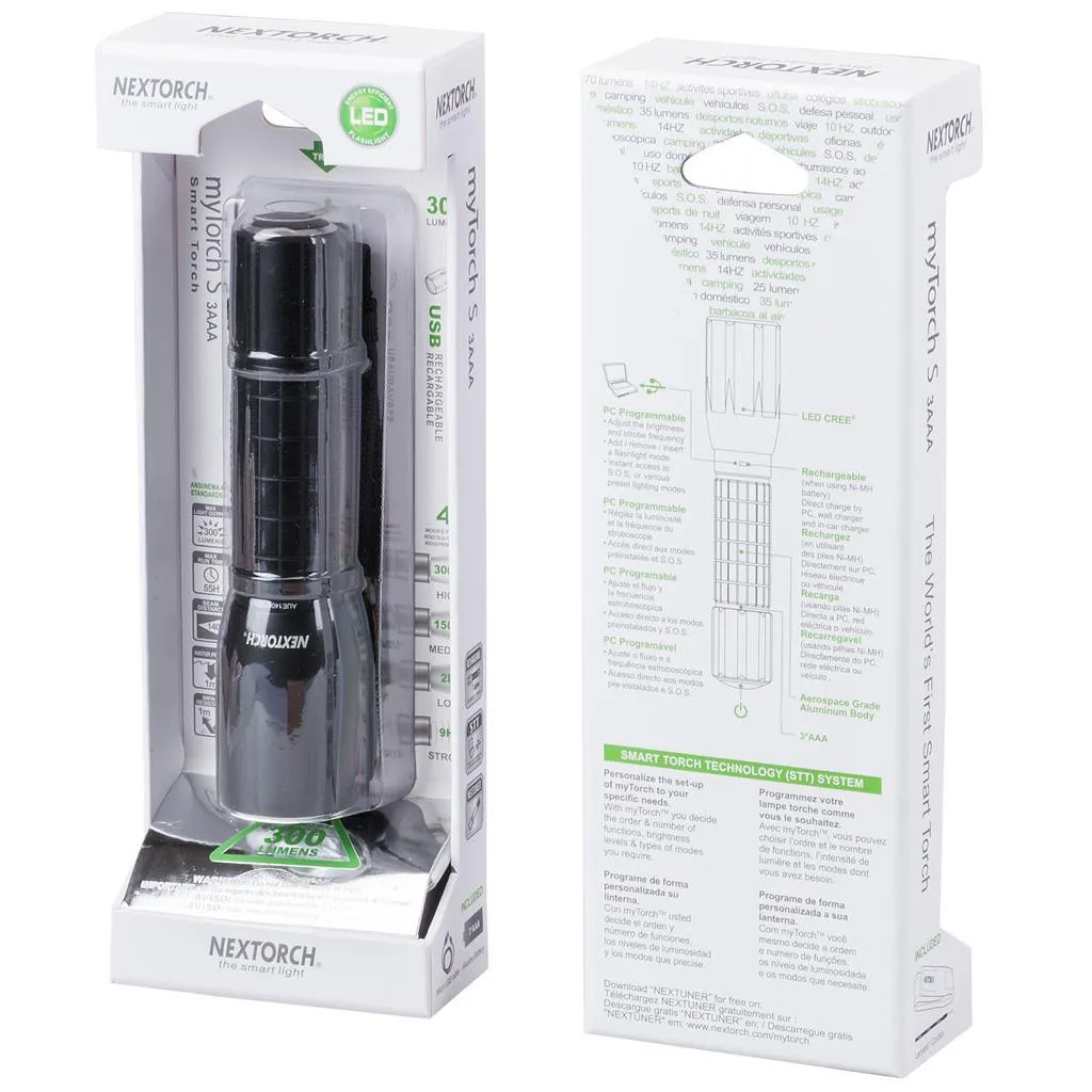 Nextorch my Torch Flashlight S 3AAA