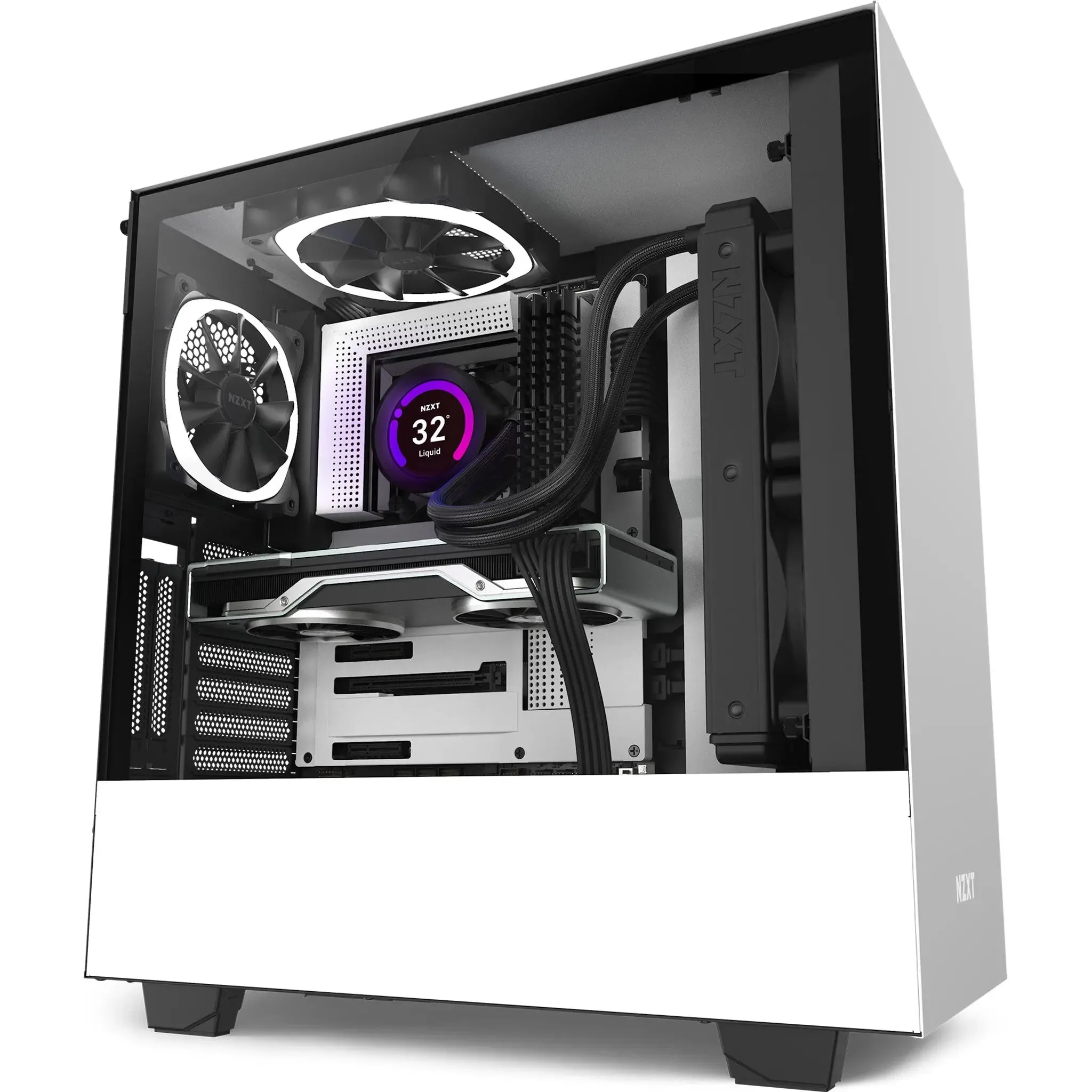 NZXT RL-KRZ53-01 computer cooling system Processor All-in-one liquid cooler 12 cm Black