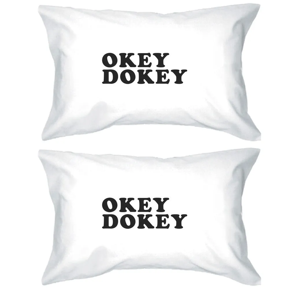 Okey Dokey Unique Letter Printed Decorative Pillow Case Gift Ideas